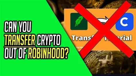 Can You Transfer Crypto From Robinhood To Coinbase