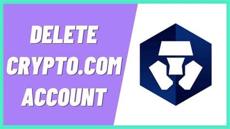 How To Delete Crypto.Com Account